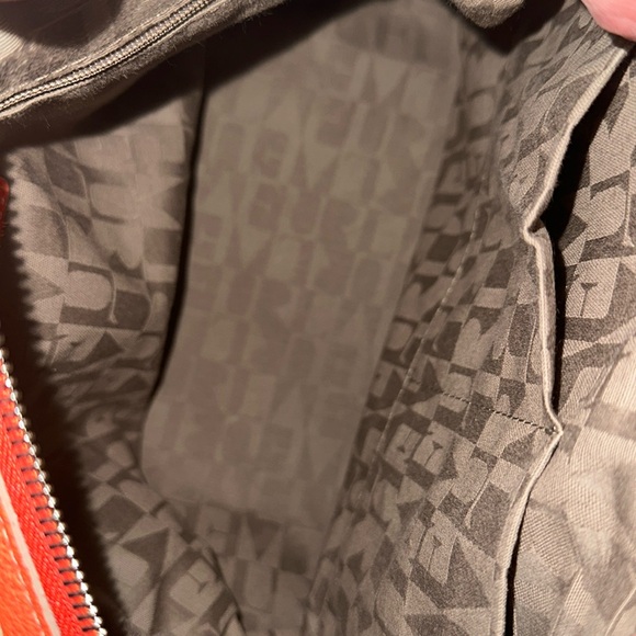 Authentic Furla Laila Bauletto Medium Satchel in Orange & Expresso Brown, EUC - Picture 15 of 16